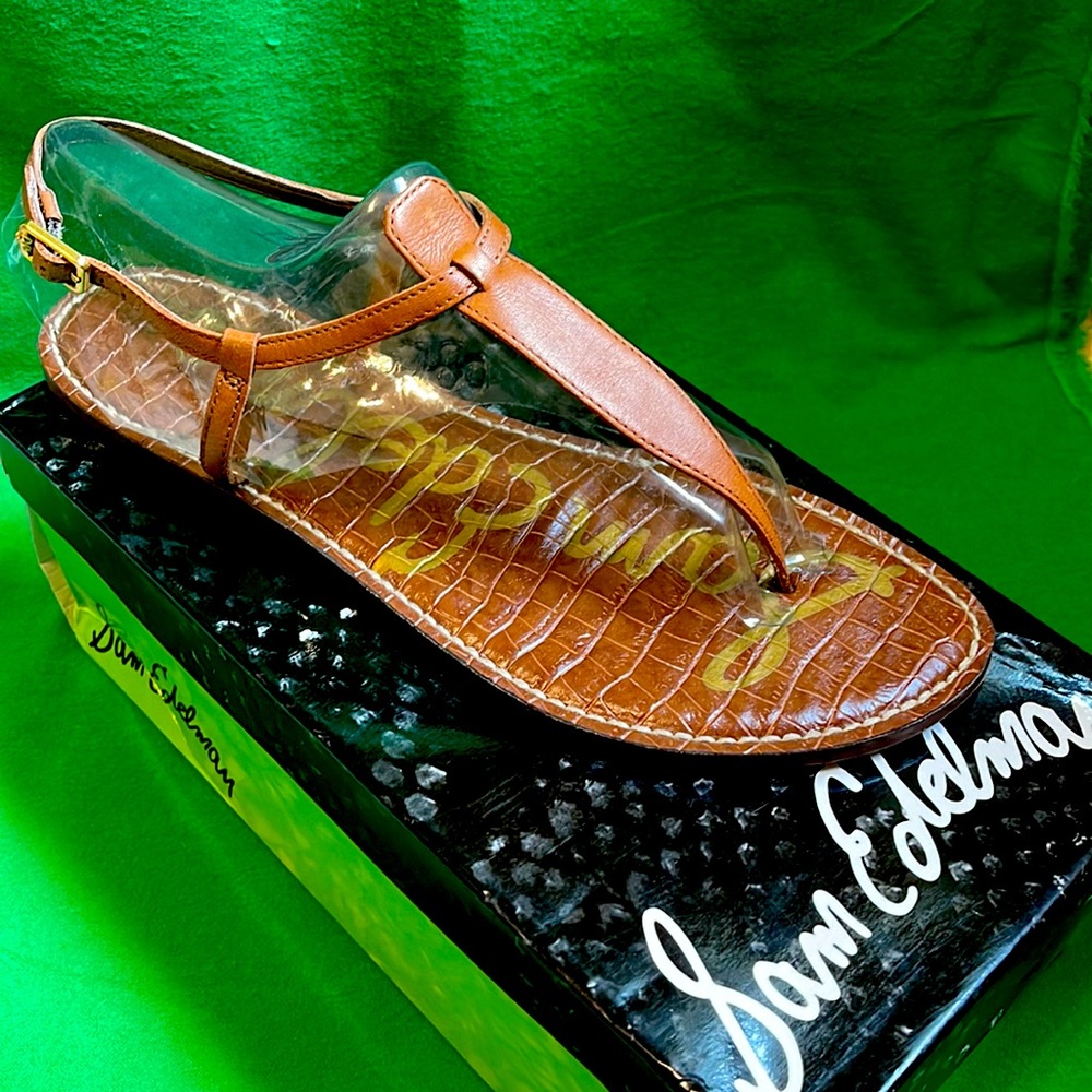 Sam Edelman Gigi saddle leather thong sandals